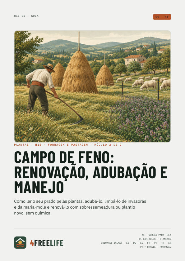 Campo de feno: renovação, adubação e manejo