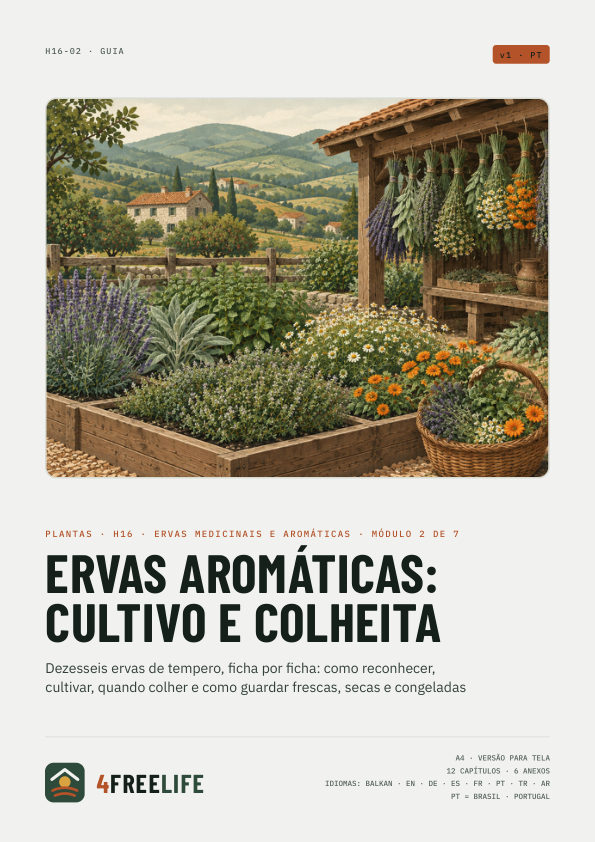 Ervas aromáticas: cultivo e colheita
