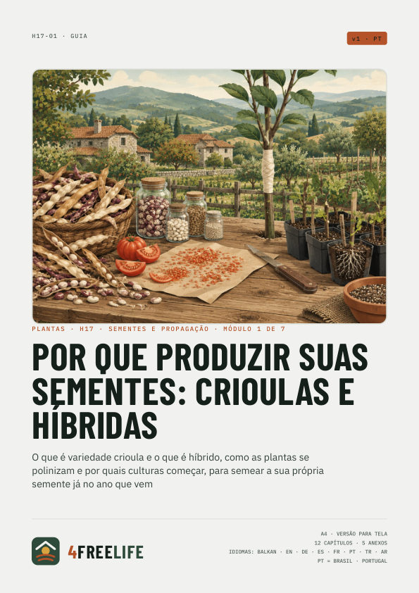 Por que produzir suas sementes: crioulas e híbridas