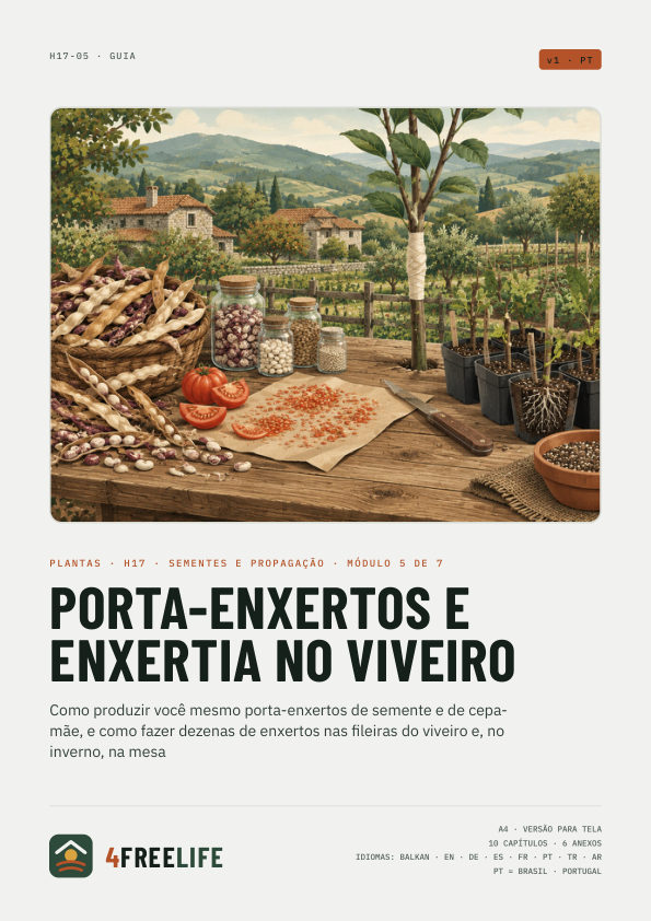 Porta-enxertos e enxertia no viveiro