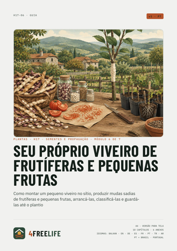 Seu próprio viveiro de frutíferas e pequenas frutas