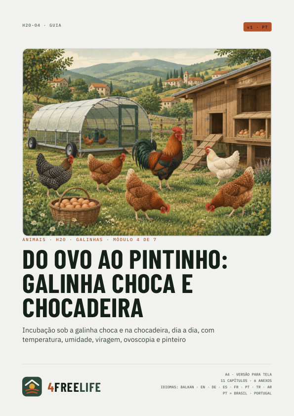 Do ovo ao pintinho: galinha choca e chocadeira