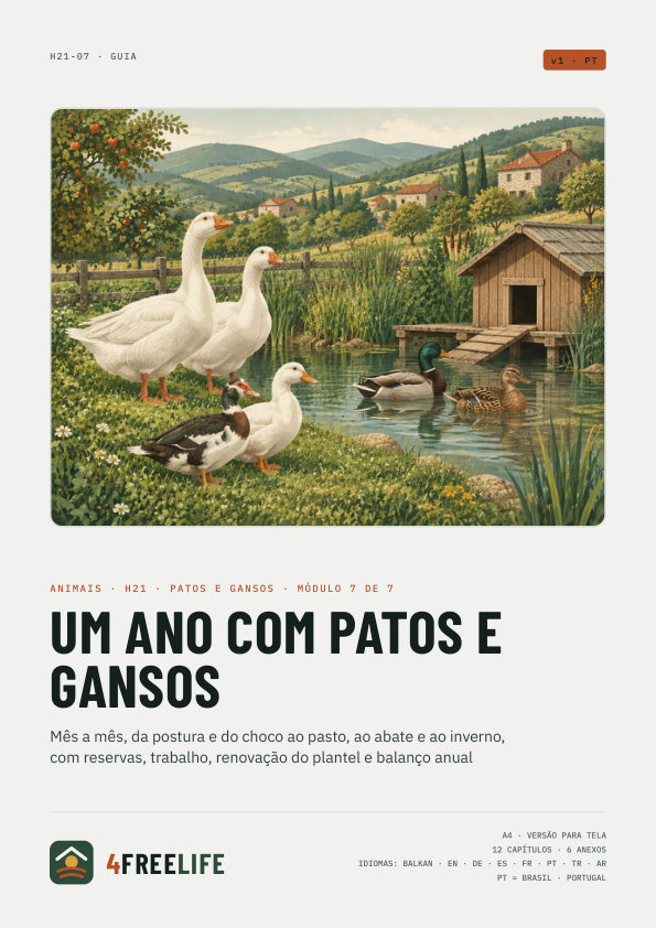 Um ano com patos e gansos