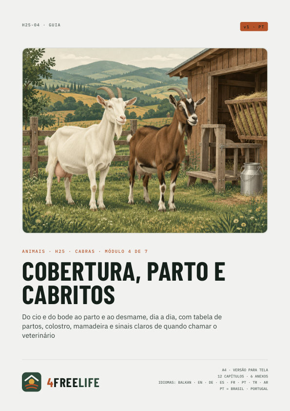 Cobertura, parto e cabritos