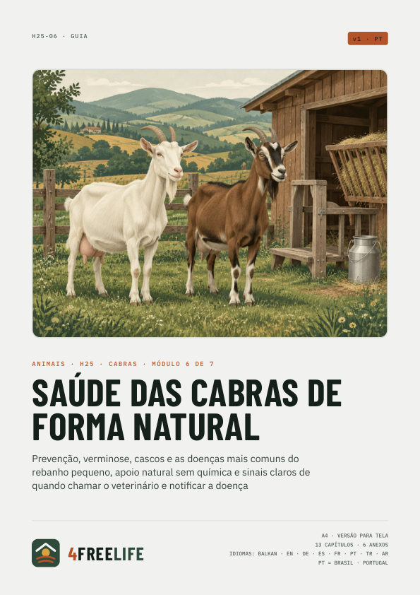 Saúde das cabras de forma natural