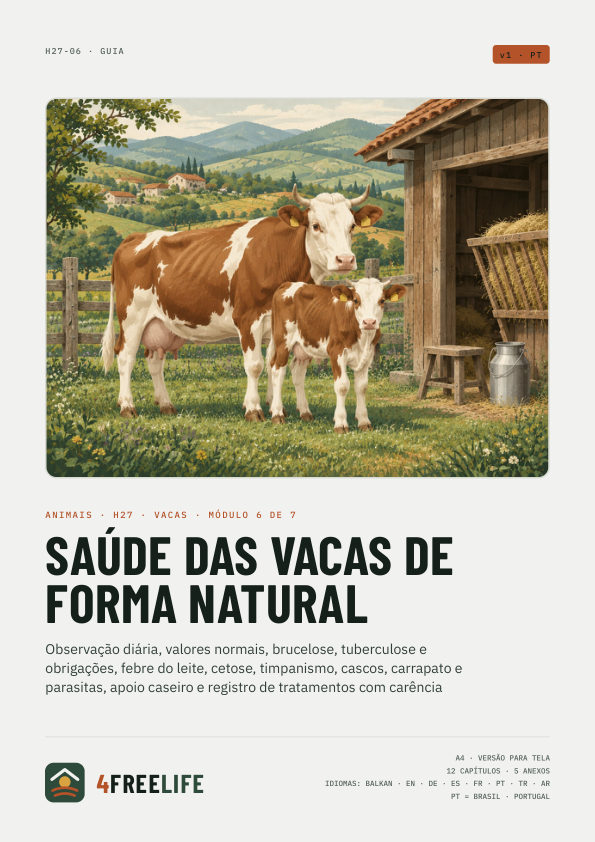 Saúde das vacas de forma natural
