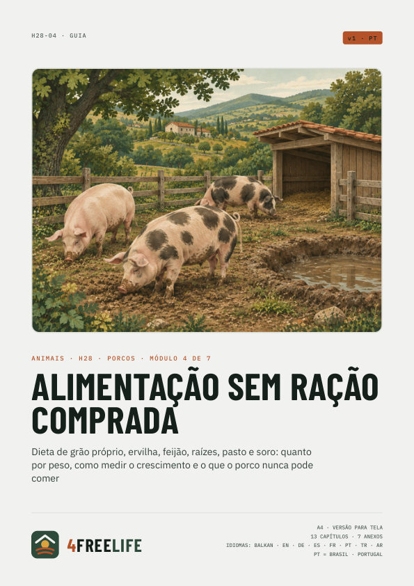 Alimentação sem ração comprada