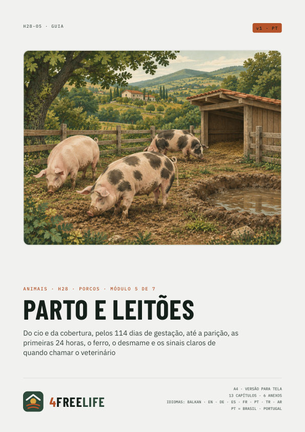 Parto e leitões