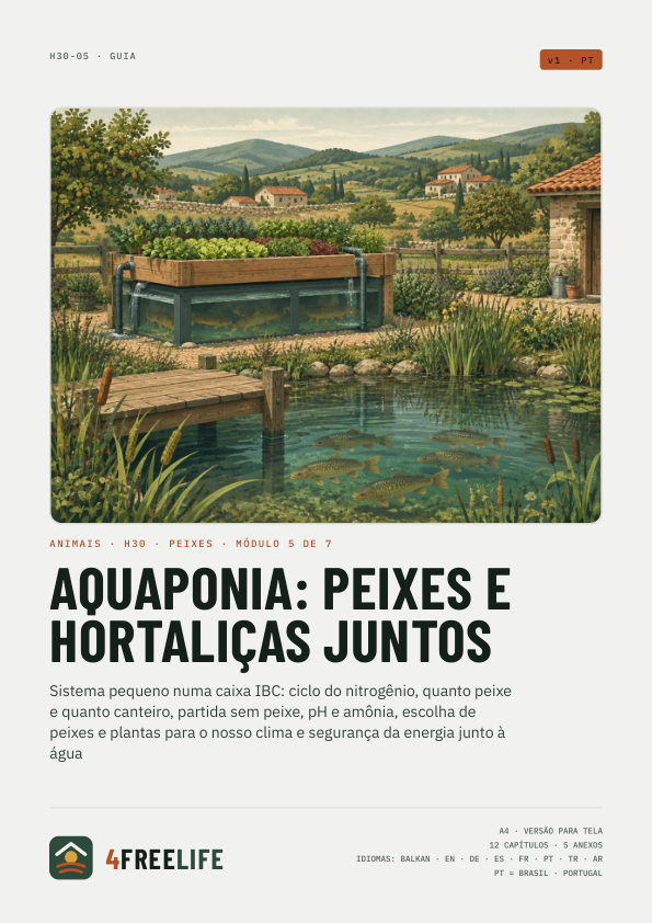 Aquaponia: peixes e hortaliças juntos