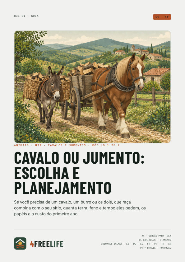 Cavalo ou jumento: escolha e planejamento