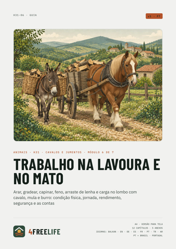 Trabalho na lavoura e no mato