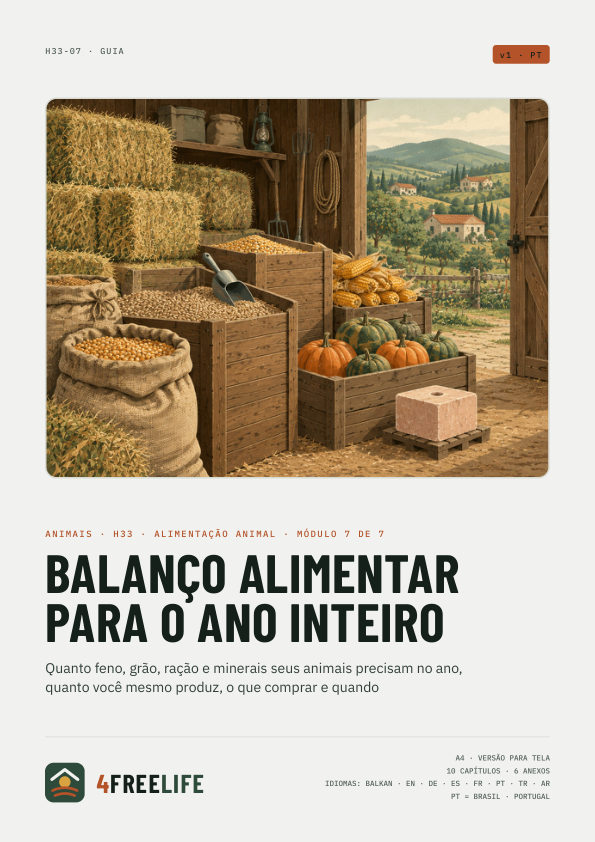 Balanço alimentar para o ano inteiro