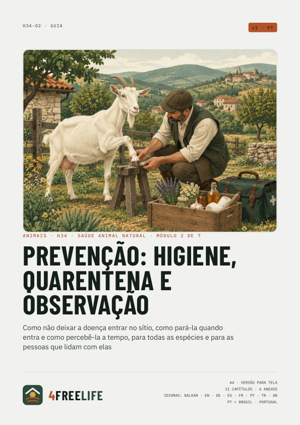 Prevenção: higiene, quarentena e observação
