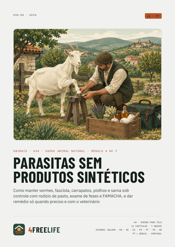 Parasitas sem produtos sintéticos