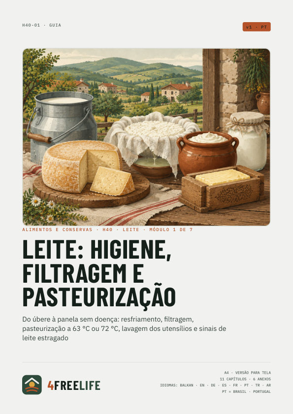 Leite: higiene, filtragem e pasteurização