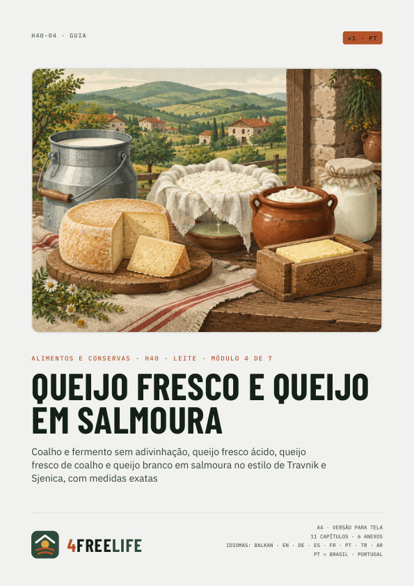 Queijo fresco e queijo em salmoura