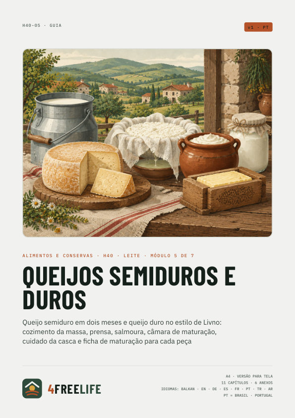 Queijos semiduros e duros