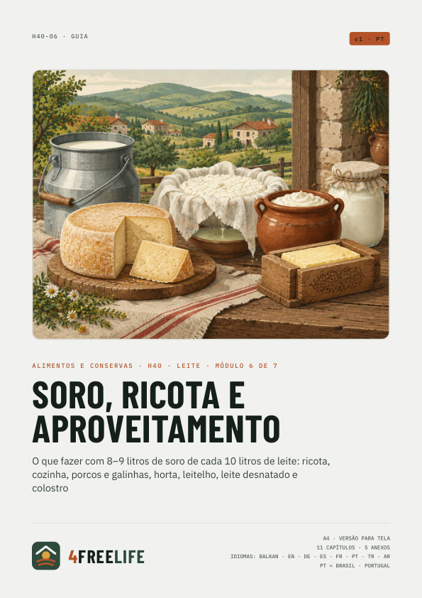 Soro, ricota e aproveitamento