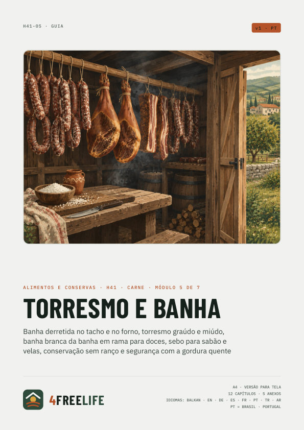 Torresmo e banha