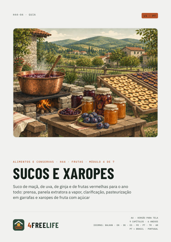 Sucos e xaropes