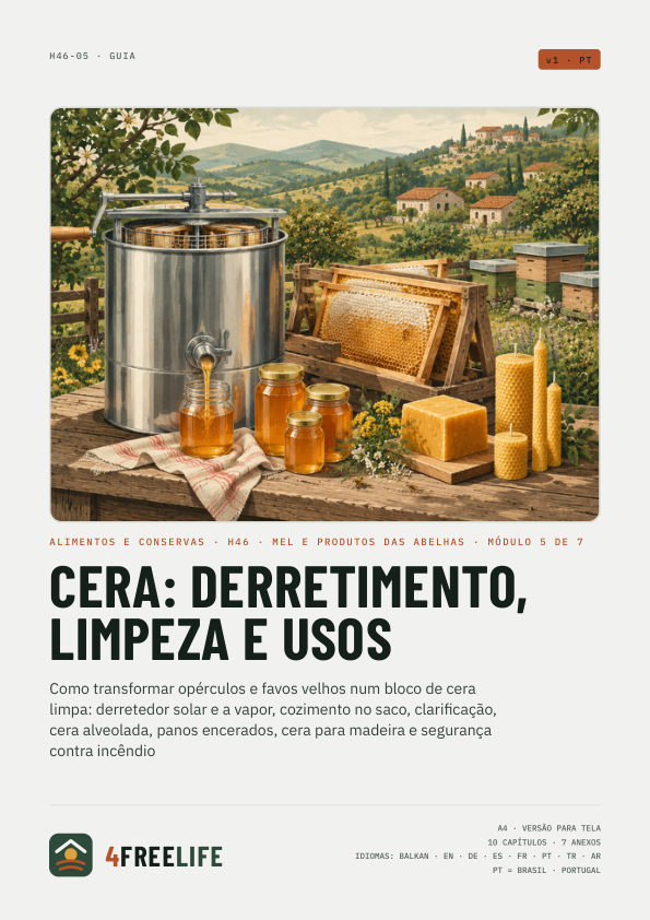 Cera: derretimento, limpeza e usos