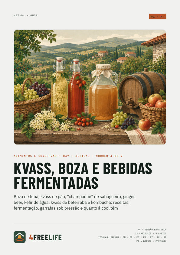 Kvass, boza e bebidas fermentadas