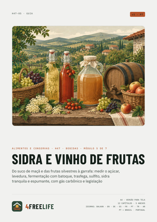 Sidra e vinho de frutas