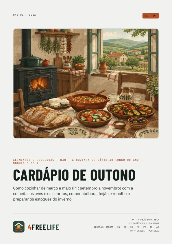 Cardápio de outono