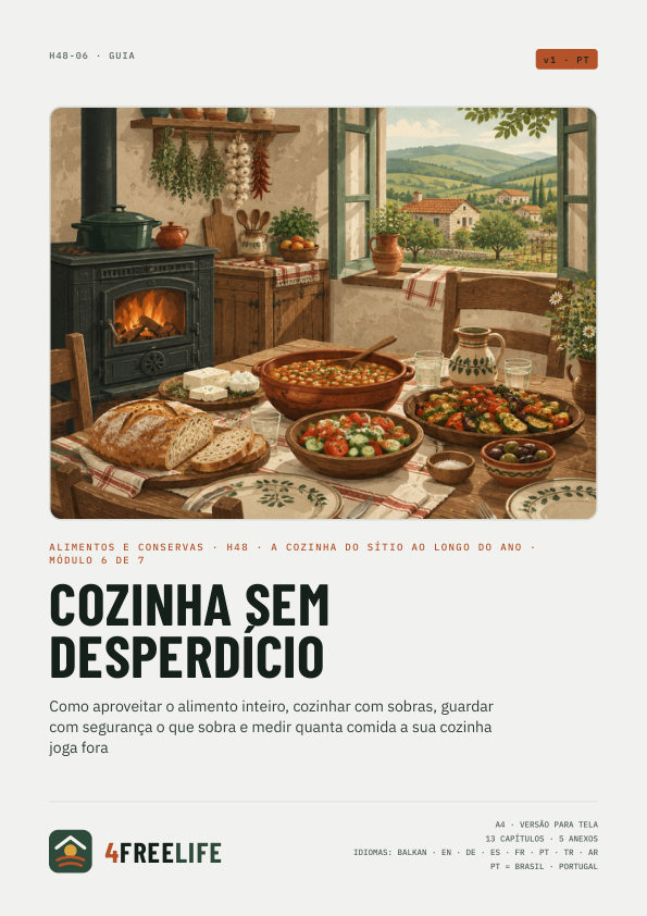 Cozinha sem desperdício
