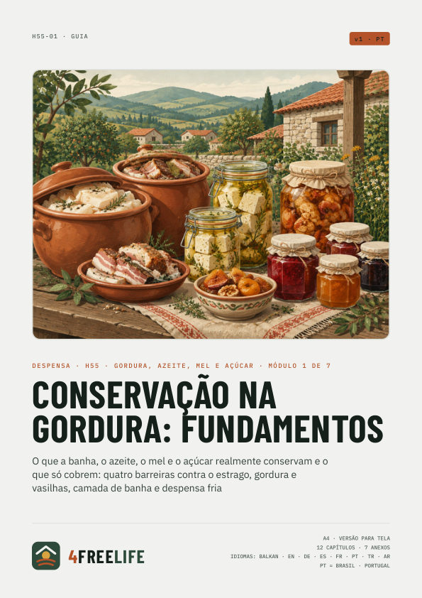 Conservação na gordura: fundamentos