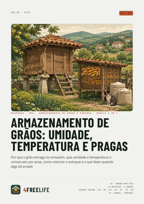 Armazenamento de grãos: umidade, temperatura e pragas
