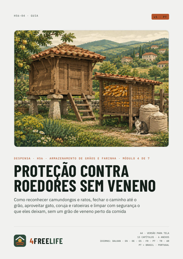 Proteção contra roedores sem veneno