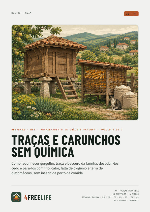 Traças e carunchos sem química