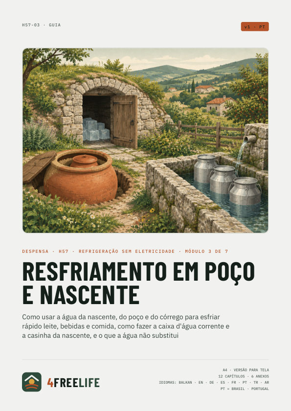 Resfriamento em poço e nascente