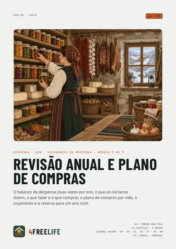 Revisão anual e plano de compras