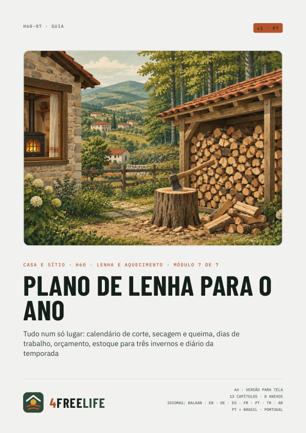 Plano de lenha para o ano