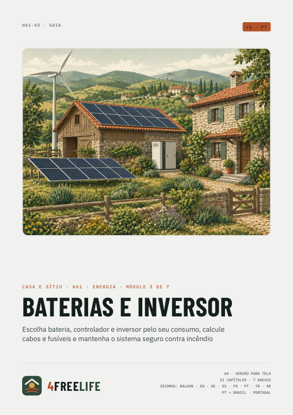 Baterias e inversor