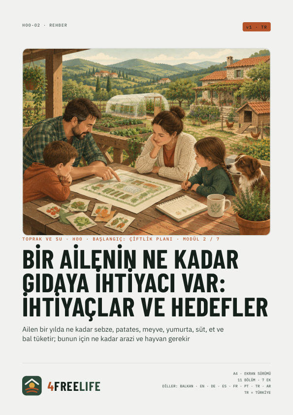 Bir ailenin ne kadar gıdaya ihtiyacı var: ihtiyaçlar ve hedefler