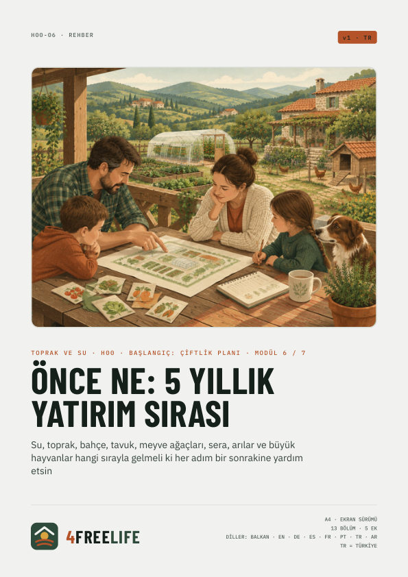 Önce ne: 5 yıllık yatırım sırası