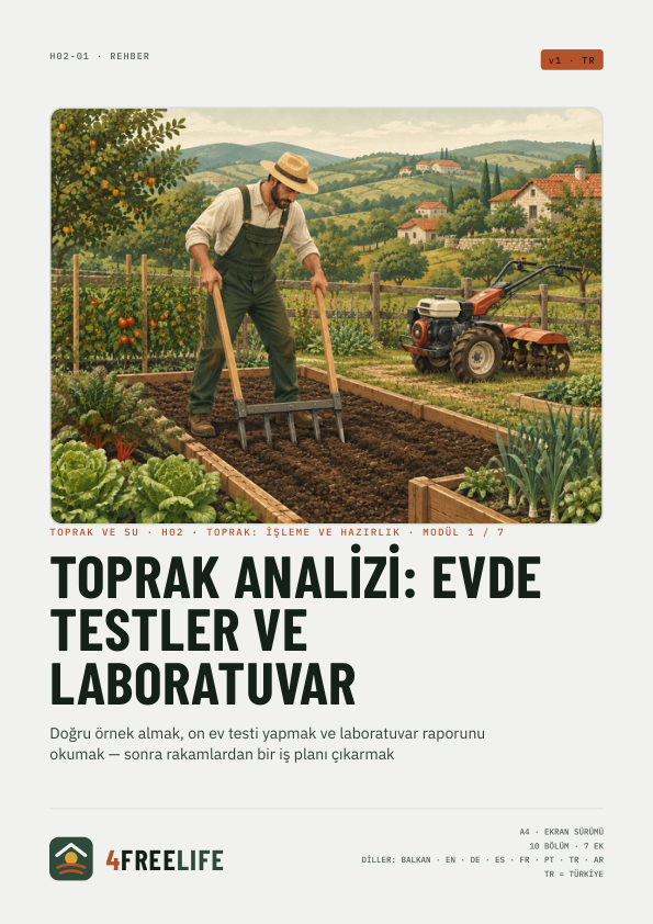 Toprak analizi: evde testler ve laboratuvar