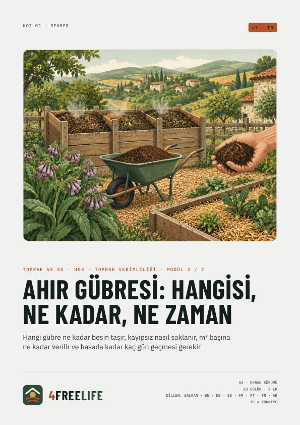 Ahır gübresi: hangisi, ne kadar, ne zaman