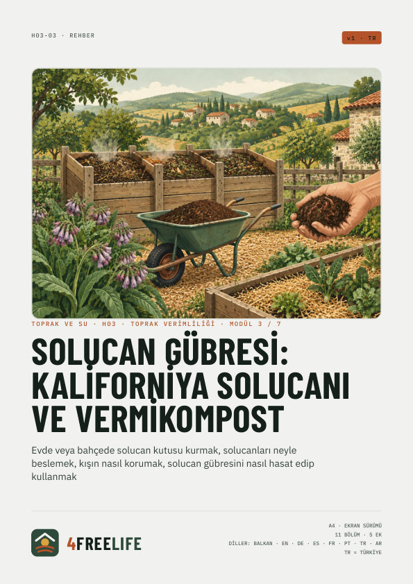 Solucan gübresi: Kaliforniya solucanı ve vermikompost