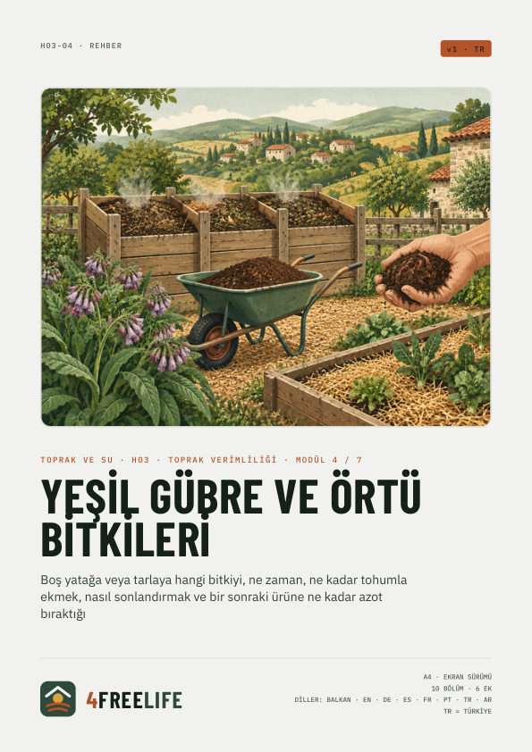Yeşil gübre ve örtü bitkileri
