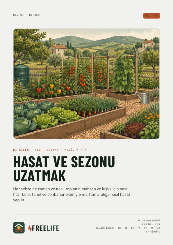 Hasat ve sezonu uzatmak