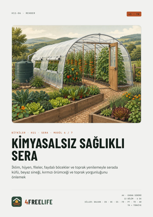Kimyasalsız sağlıklı sera