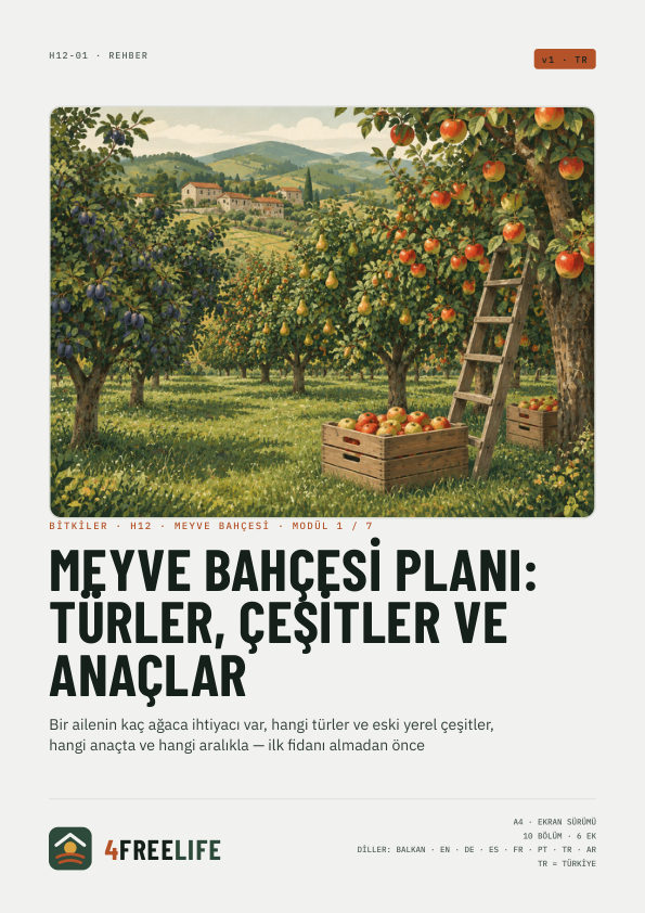 Meyve bahçesi planı: türler, çeşitler ve anaçlar