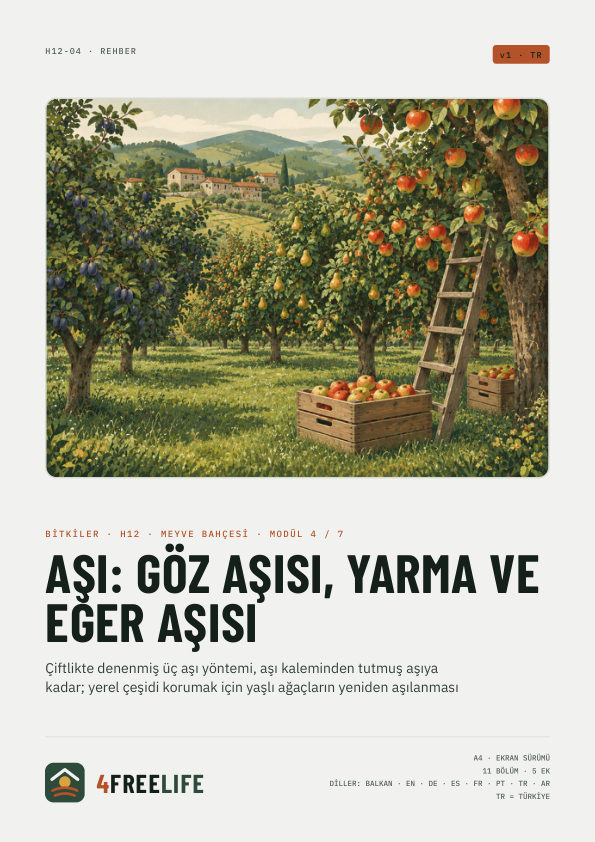 Aşı: göz aşısı, yarma ve eğer aşısı