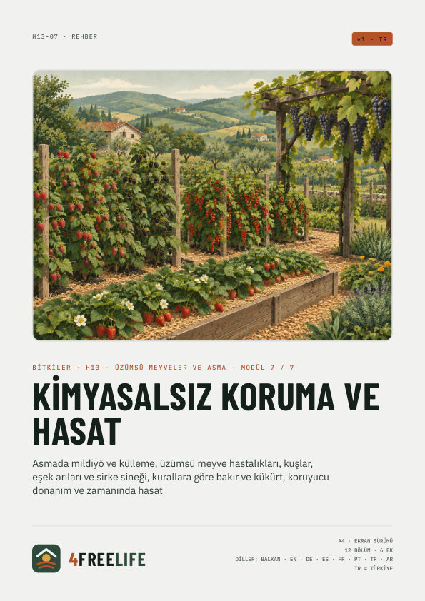 Kimyasalsız koruma ve hasat