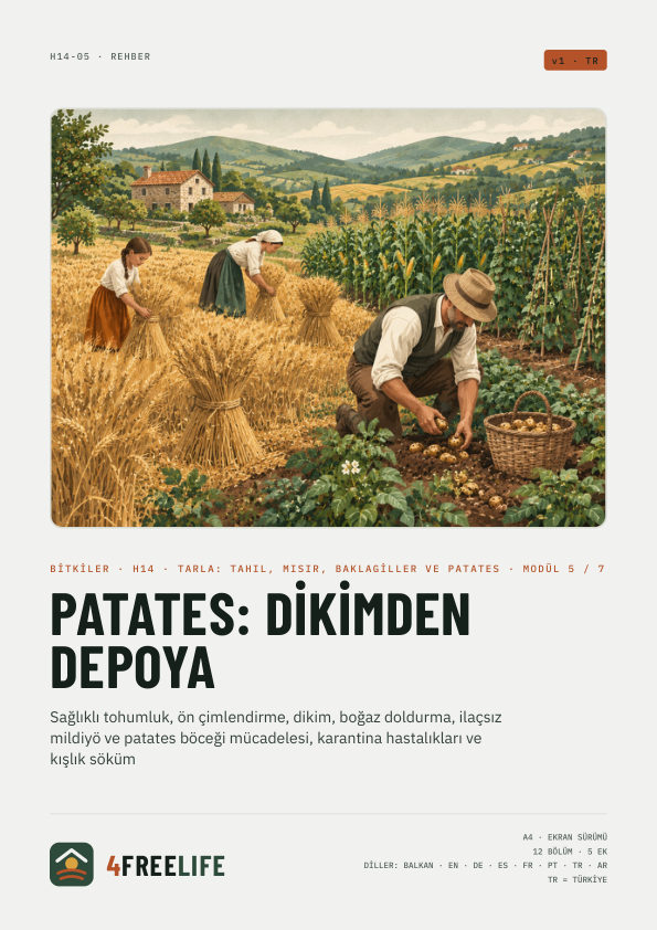 Patates: dikimden depoya