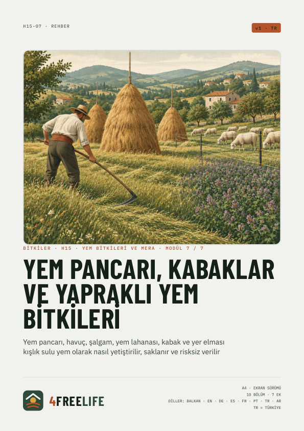 Yem pancarı, kabaklar ve yapraklı yem bitkileri